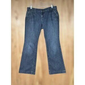 Gap Jeans Womens Size 10 Y2K Ultra Low Rise Wide Leg Flare Sustainable Quality